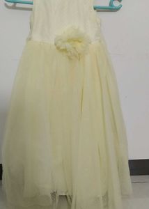Yellow Flower Girl Dress