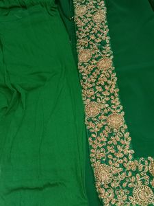 Bottle Green Gown