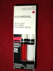 Set of 2 COVERGIRL Lipstick Red And Gloss
