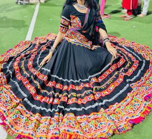 Black Navratri Chaniya Choli
