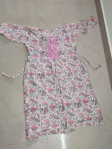 Floral Print Kurta