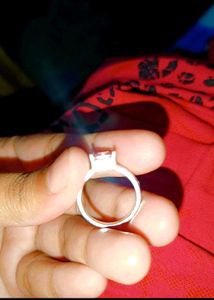 New pure silver ring