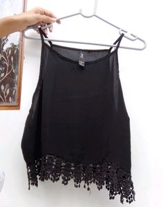 Black Crop Top