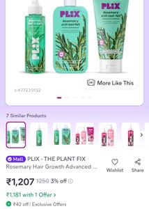 Plix Hair Care Kit Rosemary