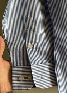 Blue &amp; White Striped Shirt – Classic &amp; Chic
