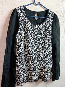 Stylish Ladies Fashion Lace Top Embroidered