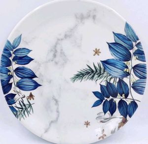 Floral Yellow Plate