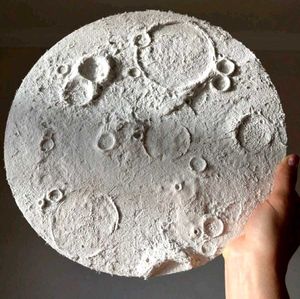 Moon Surface Decor Plates