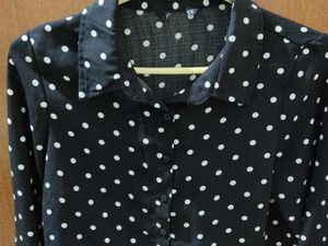 ZUDIO POLKA DOTS SHIRT FOR WOMEN