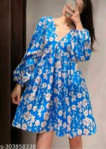 Floral Print Mini Dress