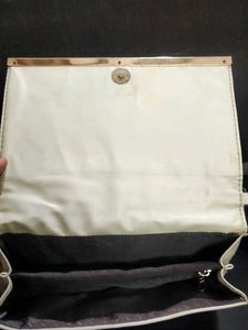 Quilted White HandBag