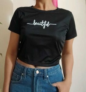 Crop Tshirt Top