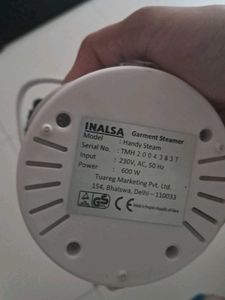 Inalsa Handheld Garment steamer 600 watt