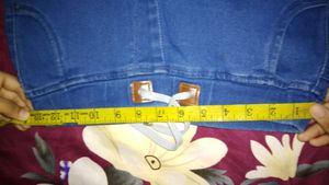Blue Denim Cargo Pants