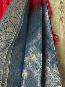 Red Ethnic ready to wear saree