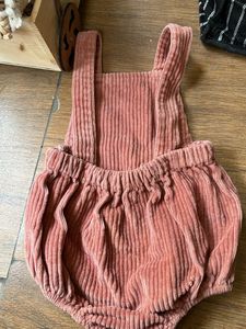 Unisex Corduroy Bubble Romper
