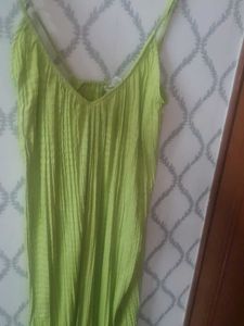Resortwear Pleated Strappy Dress