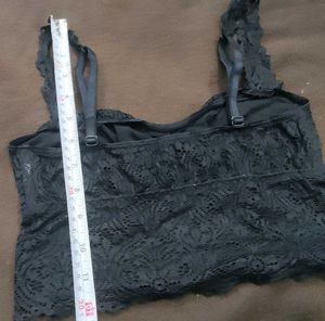 Black Lace Bralette Top 🖤