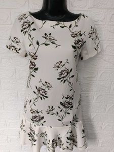Zara Drop Waist Floral Dress