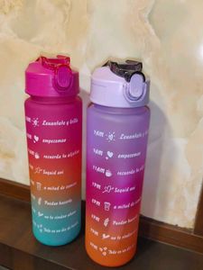 Motivational Water Bottle Set Of 2