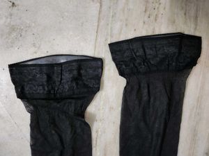 Black Lace Stockings