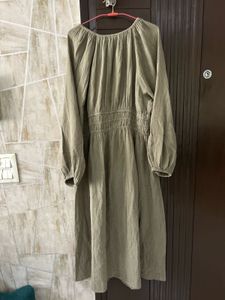Olive Green Casual Dress - New with Tag