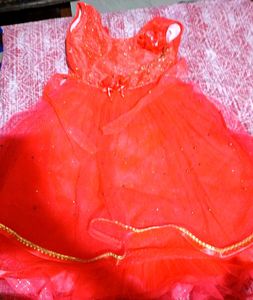 Red Tulle Dress