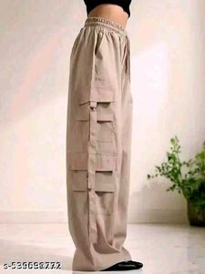 Beige Cargo Pants