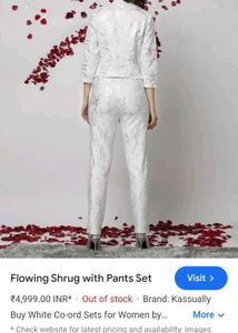 KASSUALLY Top Palazzos Co-ords Set