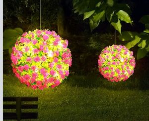 Sphere Flower Topiary Ball/Ceiling LED Lamp