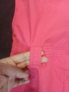 DJ &amp; C Solid Dress for Girls (Pink, 15-16 Years)