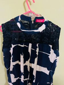 Women&#39;s Nevy Blue Party Wear Dress 👗