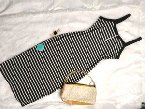 🥰Striped black Bodycon Dress 🥰