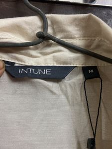 Intune Off-white Ethnic Crop Top