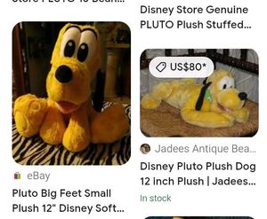 Disney Pluto Plush Dog Plus Toy