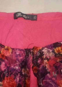 Floral Print Pink Dress