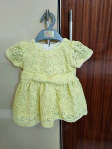 Yellow Frock For Babies