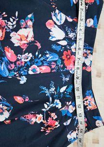 Floral Mini Flare Skirt