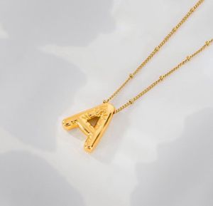 Gold Initial &#39;A&#39; Bubble Letter Chain🎀