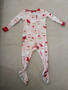 Carter 1 Piece Santa Snug Fit Cotton Footie PJ&#39;s