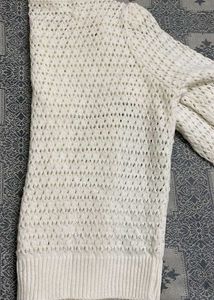 White Knit Cardigan