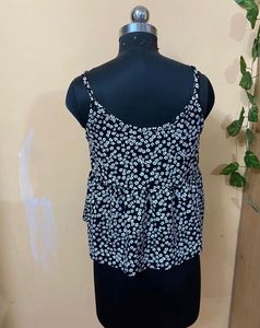 Floral Print Sleeveless Cami Top