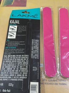Lakme Kajal &amp; Nail Files