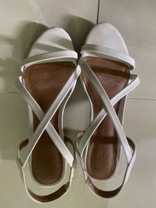 White Strappy Heels