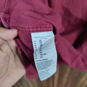 American Eagle Solid Shirt - Chest 48
