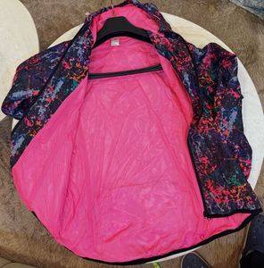 Colorful Abstract Print windcheater