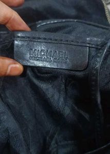 Michael Kors Black Leather Tote