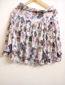 Peach Top &amp; Floral Skirt