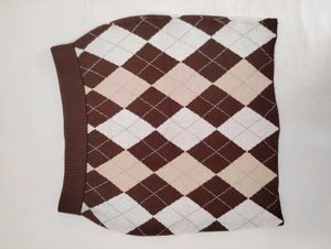Argyle Knit Skirt