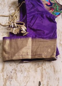 One Time Use Saree Paithani Totali New Hai